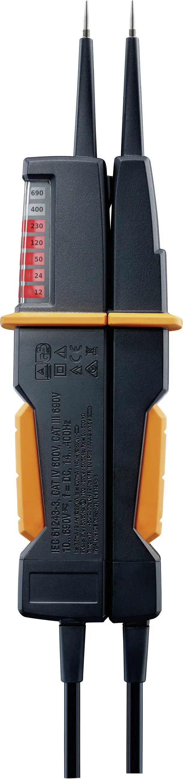 Двухполюсный тестер напряжения testo 750-2 CAT IV 600 В, CAT III 1000 В