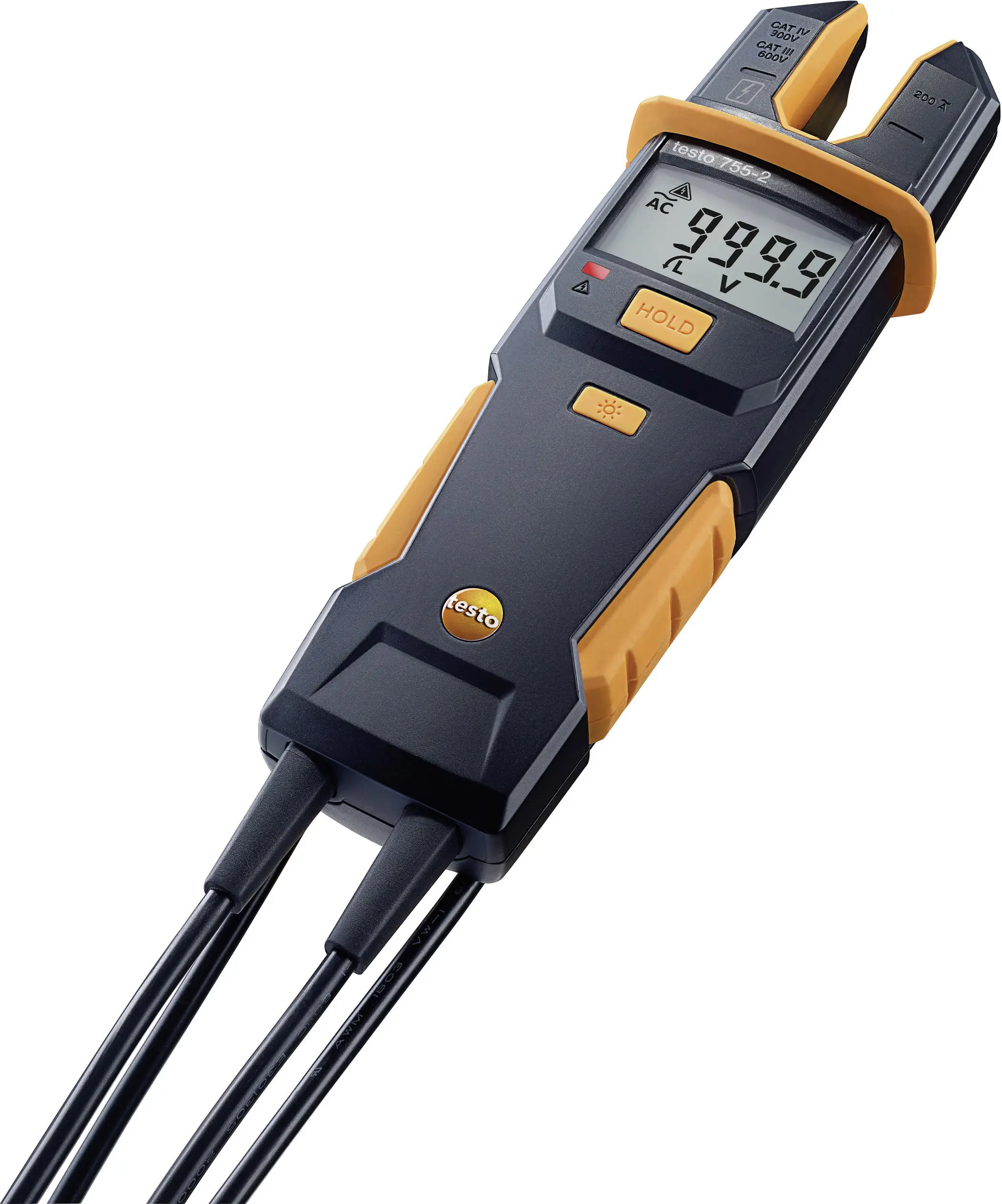 Двополюсний індикатор напруги, сила струму testo 755-2, тестер напруги, CAT IV 600 В, CAT III 1000 В