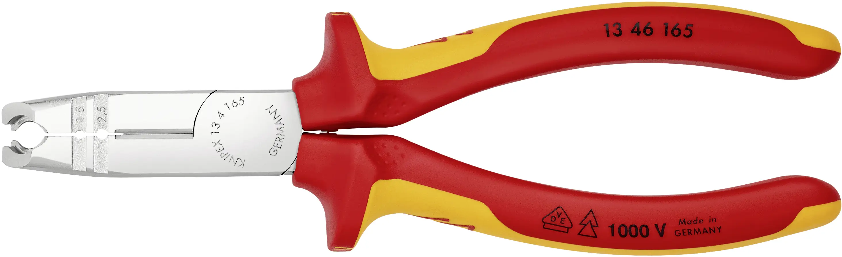 Ізоляційний клещ Knipex 13 46 165, 8-13 мм, 61 HRC