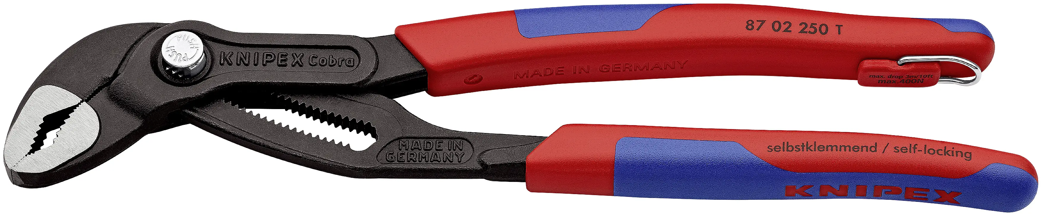 Клещи для водопроводных насосов Knipex Cobra 87 02 250 T 250 мм