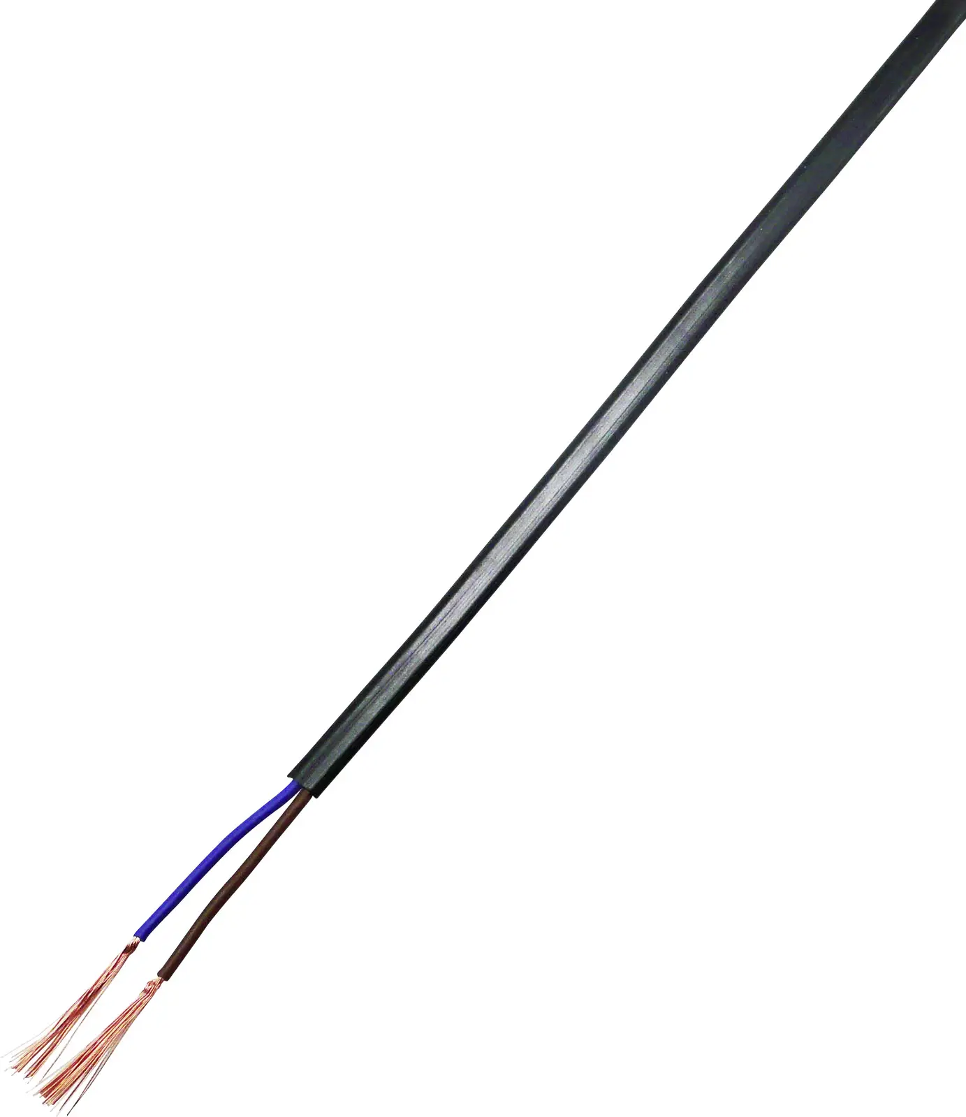 Соединительный кабель TRU COMPONENTS 93030c520, 2 x 1 мм², медный жильный сердечник с алюминиевым покрытием, 20 м, черный.