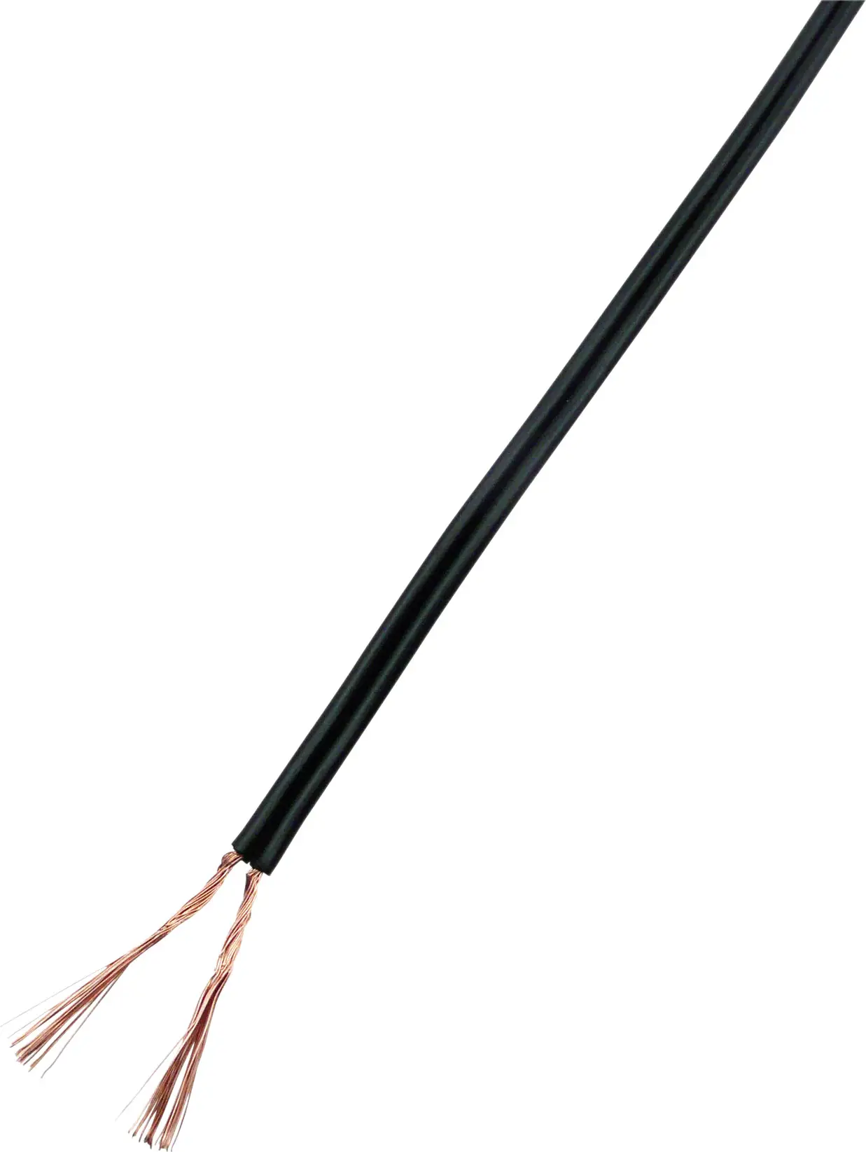 TRU COMPONENTS 93030c532 многожильный провод, 2 x 1 мм², черный, 25 м