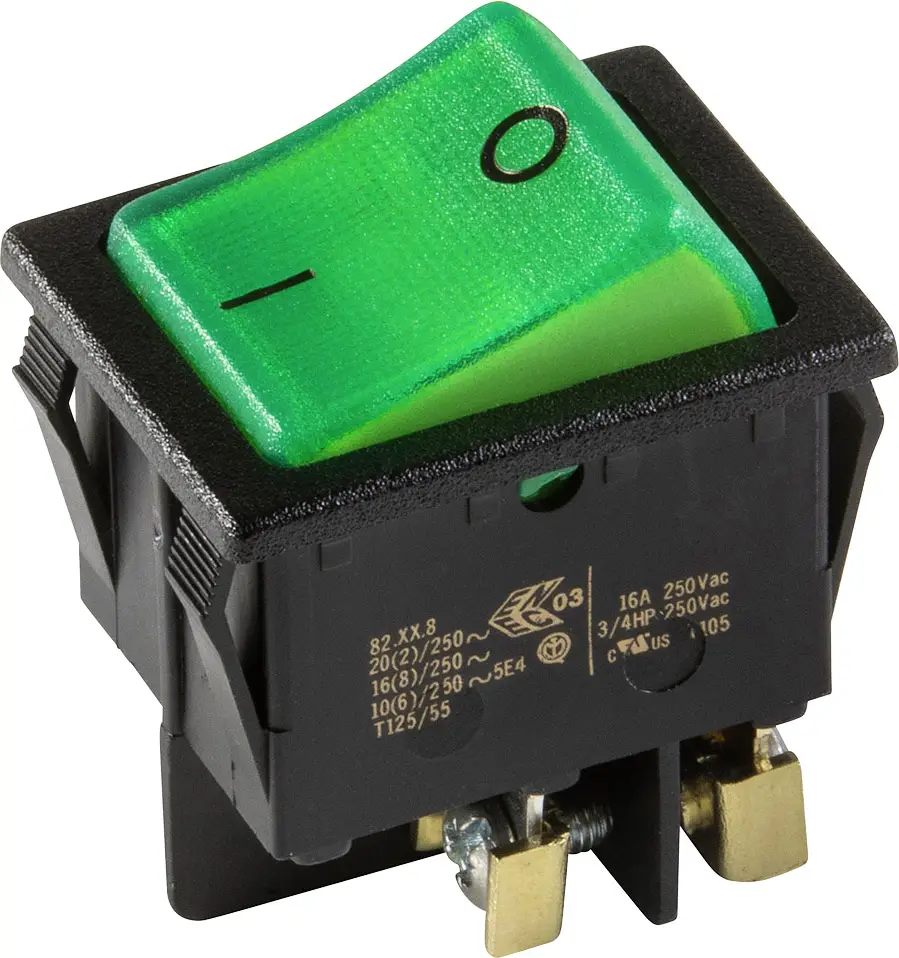 interBär 3636-250.22 Кулисный переключатель 3636-250.22 250 В/перем. ток 16 А 2 x вкл./выкл. с фиксацией 1 шт.