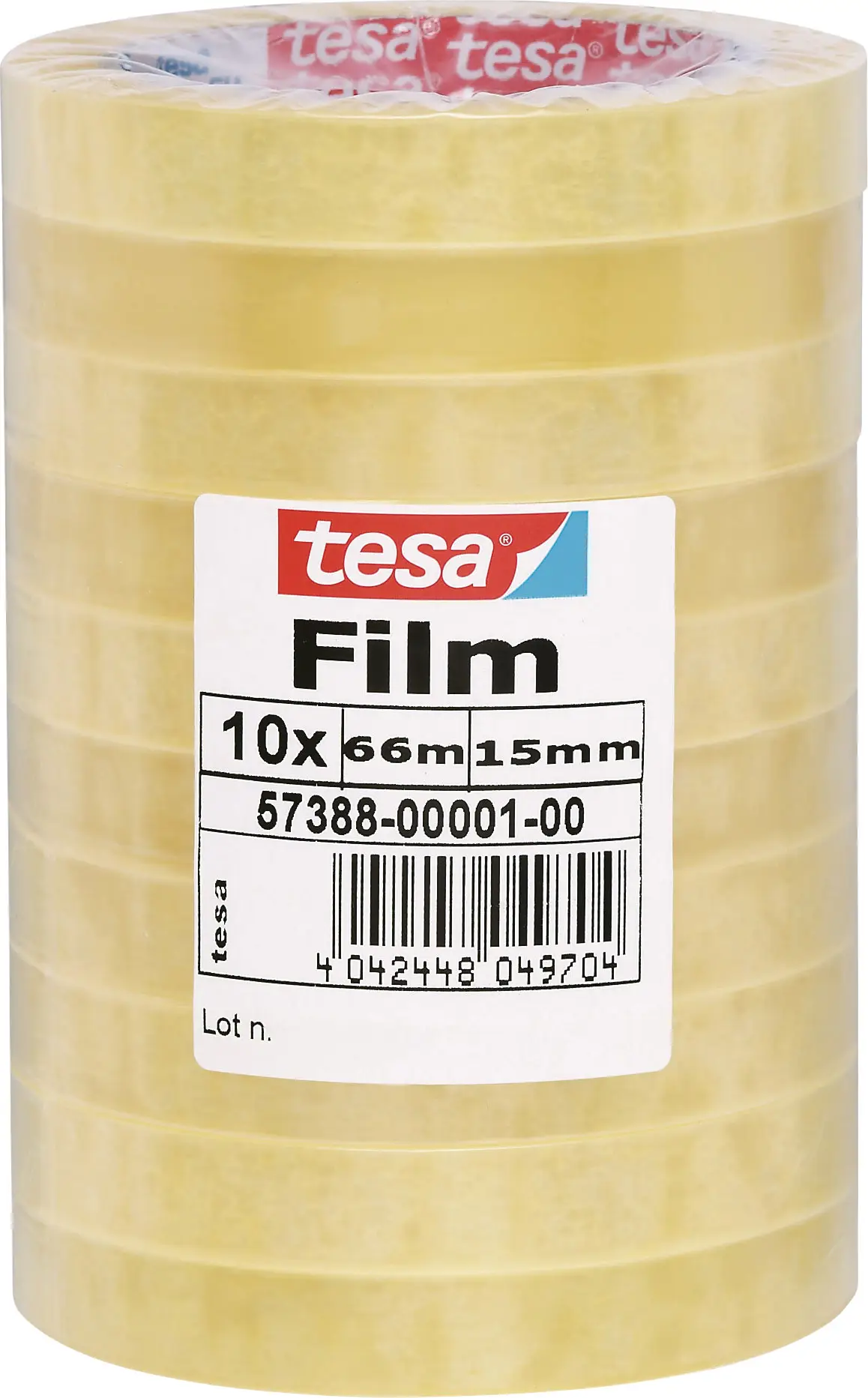 Самоклеящаяся лента tesa Standard 57388-00001-01 (Д x Ш) 66 м x 15 мм 66 м 10 шт.