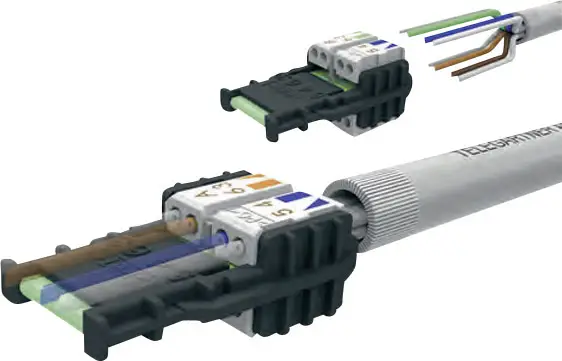 Прямой штекерный разъем RJ45 Telegärtner 100023042 Количество контактов 8P8C 10 шт.