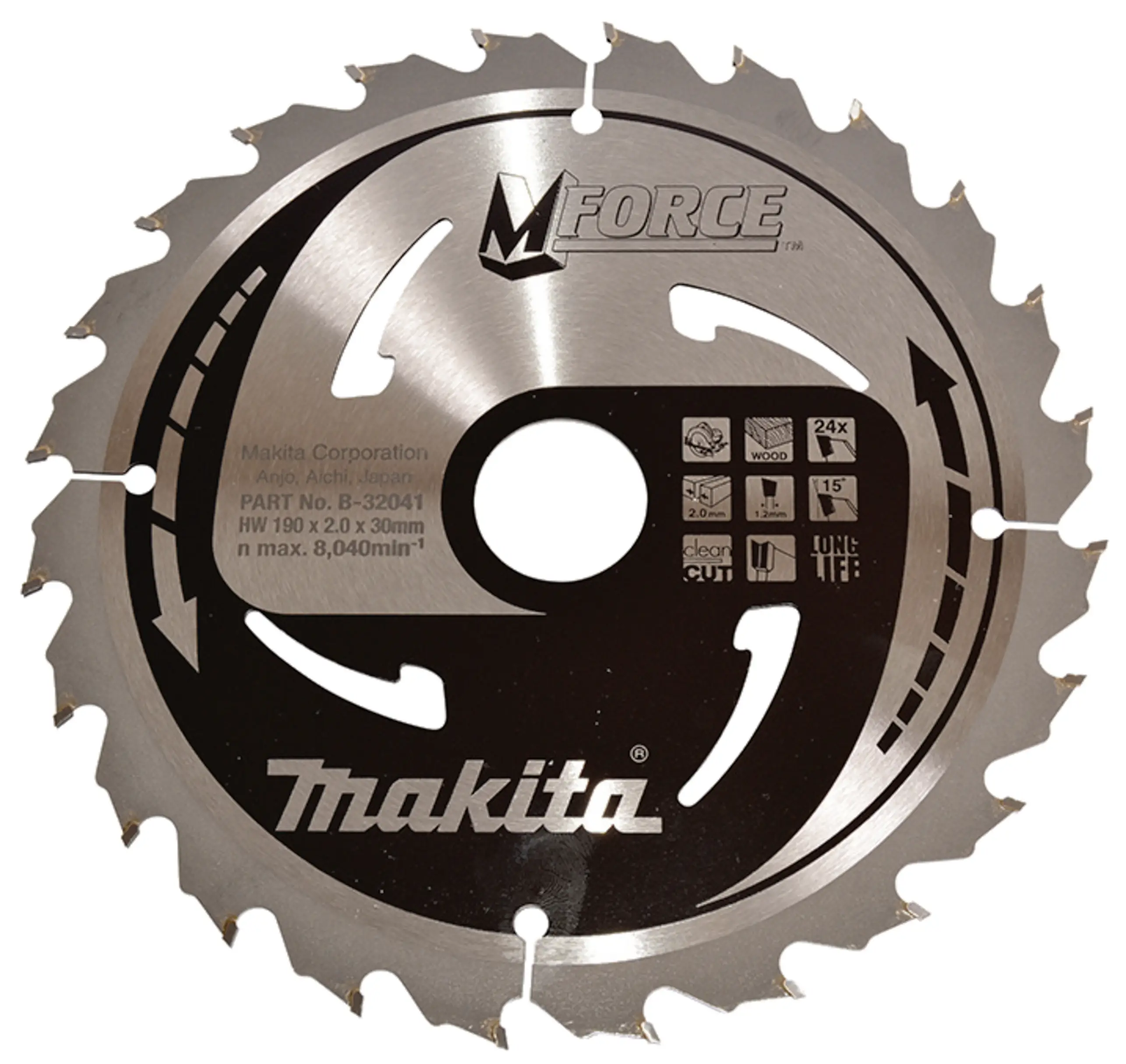 Отрезной диск Makita M-FORCE 190 x 30 x 1,2 мм, 1 шт.