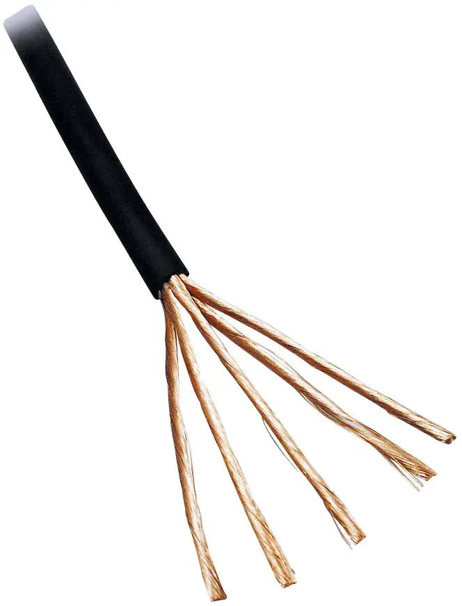 BKL Electronic 1509016/10 Аудиокабель 6 x 0,08 мм² черный 10 м