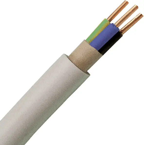 Kopp 153125003 кабель в оболочке, 3 G 2,5 мм², 25 м, серый