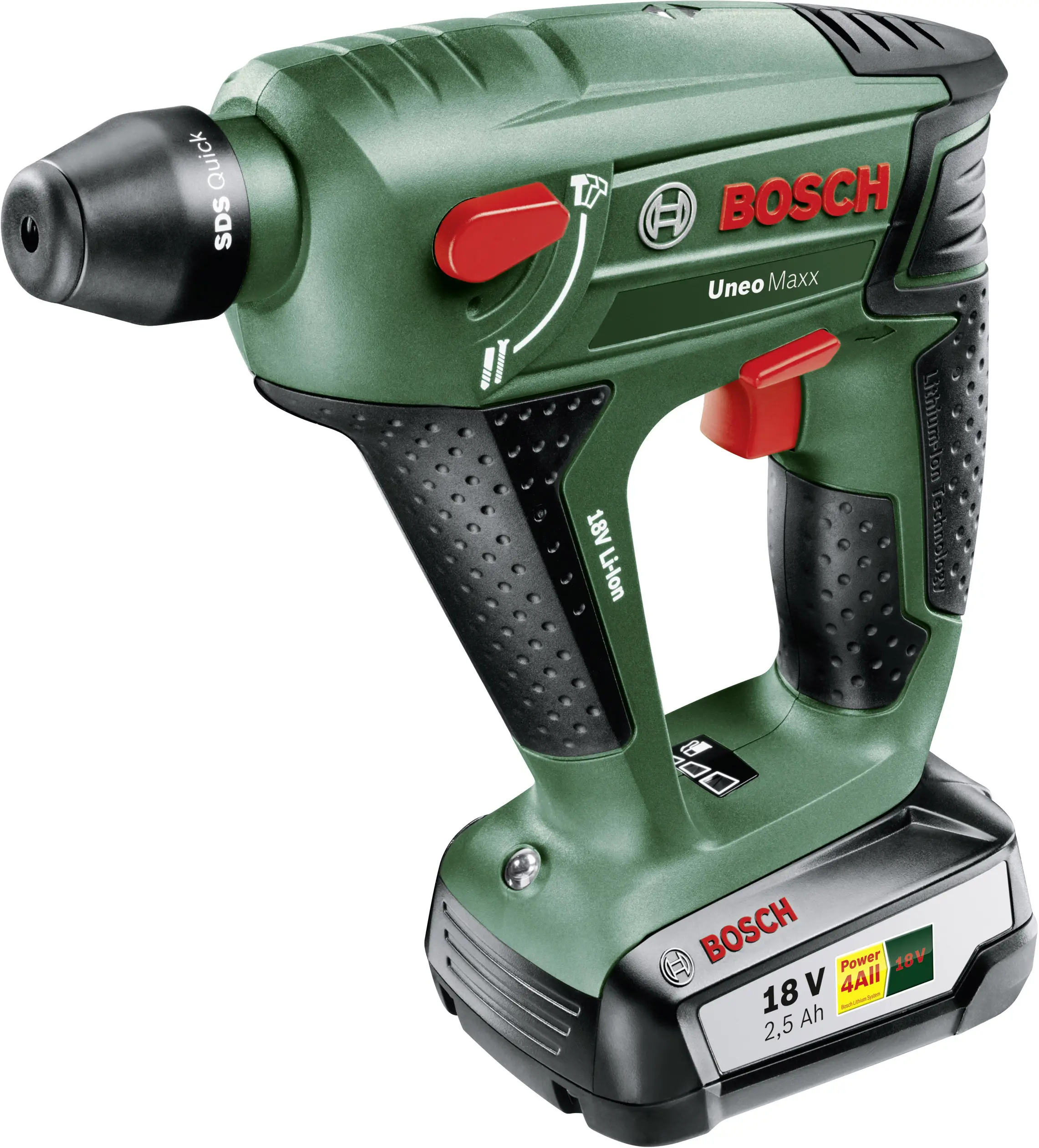 Акумуляторний ударний дриль Bosch Home and Garden UneoMaxx, SDS-Quick, німецький дистриб'ютор