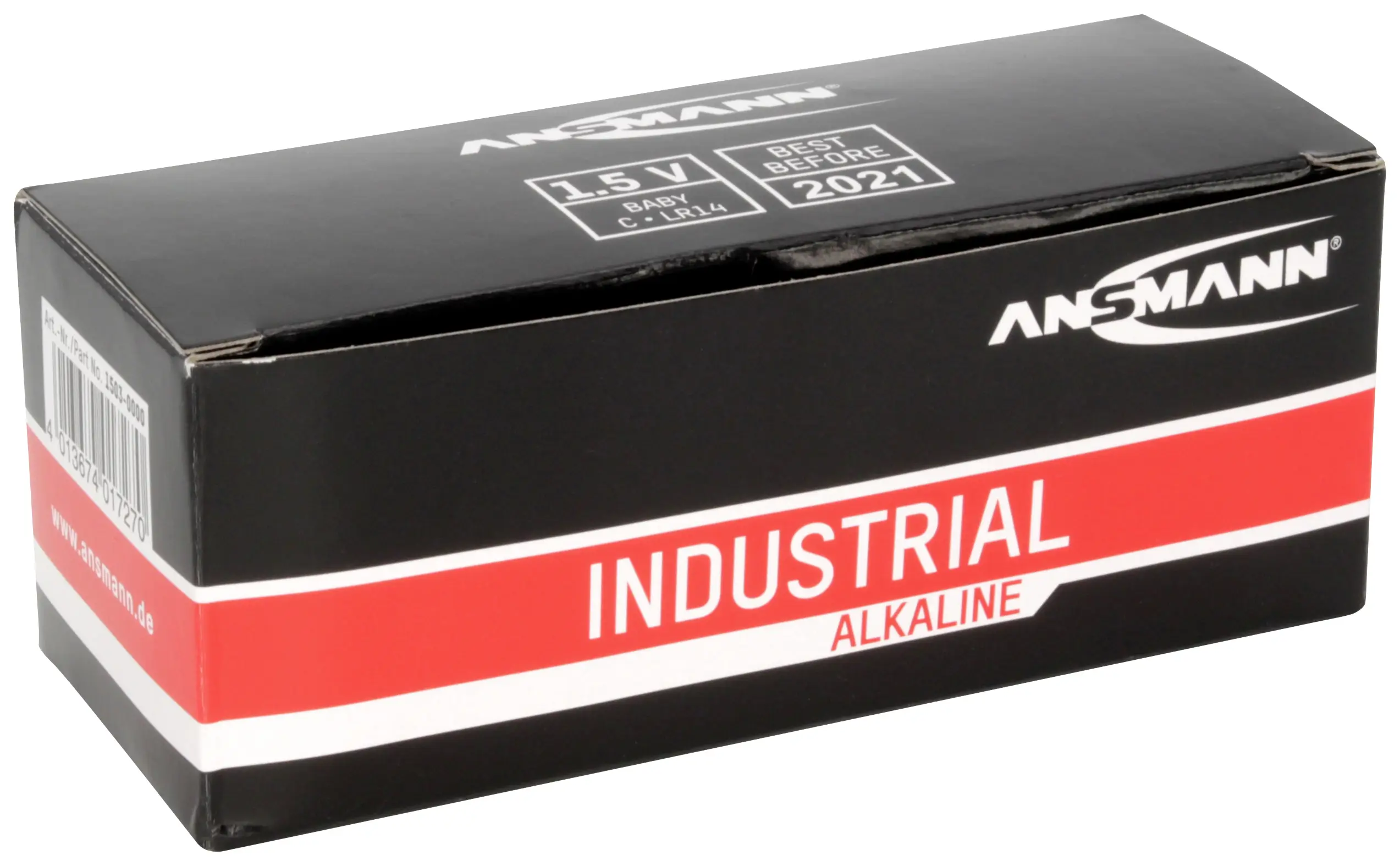 Батарейка C/R14 Ansmann Industrial 1503-0000, 1,5 В, щелочно-марганцевая, 10 шт.