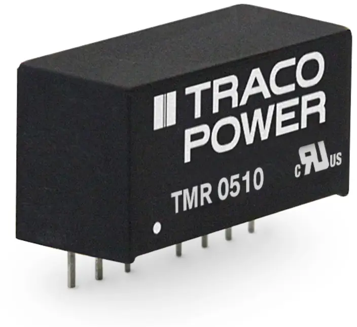 DC/DC преобразователь TMR, 2 Вт, SIL TracoPower TMR 1221 Вход 9-18 В/постоянный ток Выход 5 В/постоянный ток 200 мА
