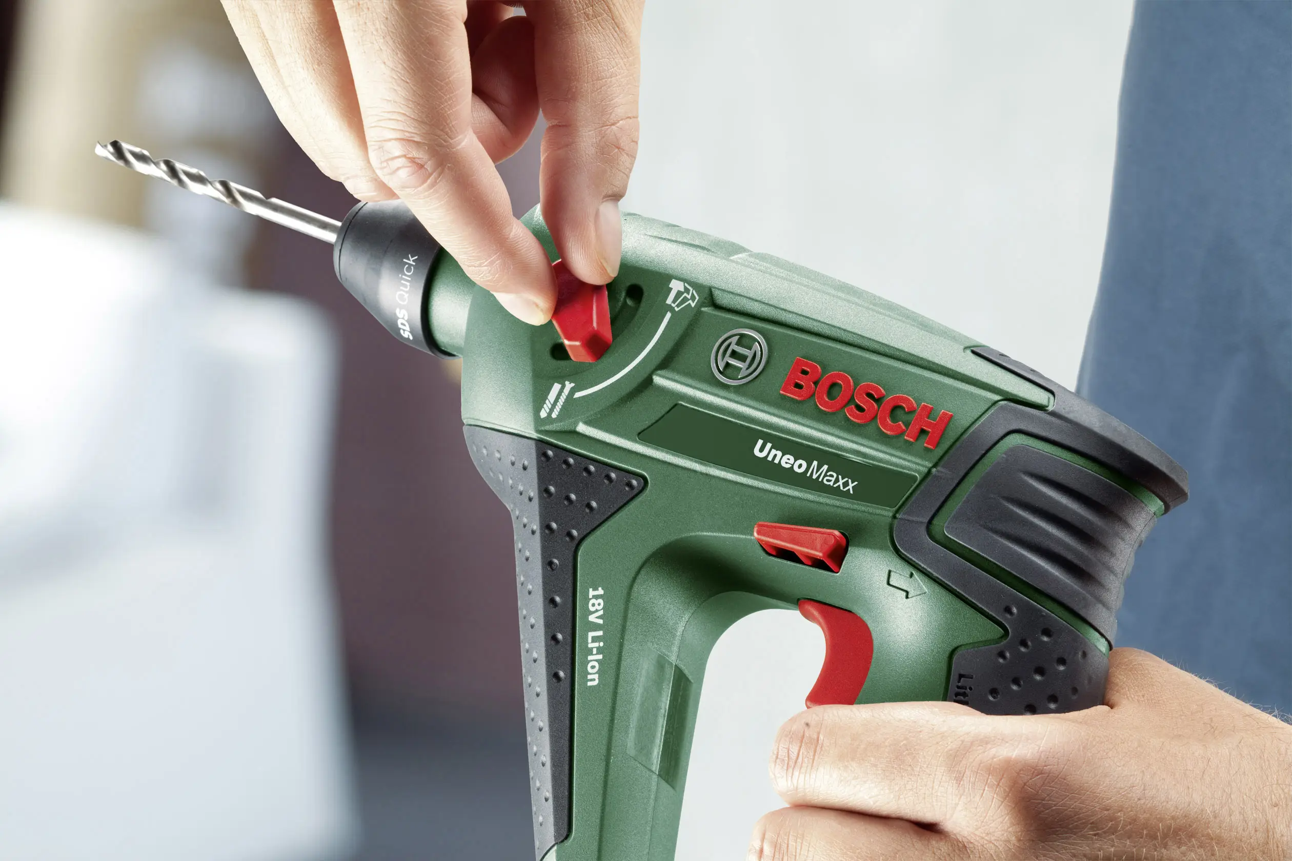 Аккумуляторная ударная дрель Bosch Home and Garden Uneo Maxx, дистрибуция в Германии