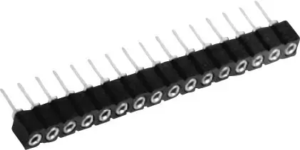 TRU COMPONENTS TC-0514-040-1-50-00-6 Штыревой разъем, гнездовой, прецизионный, 1 шт.