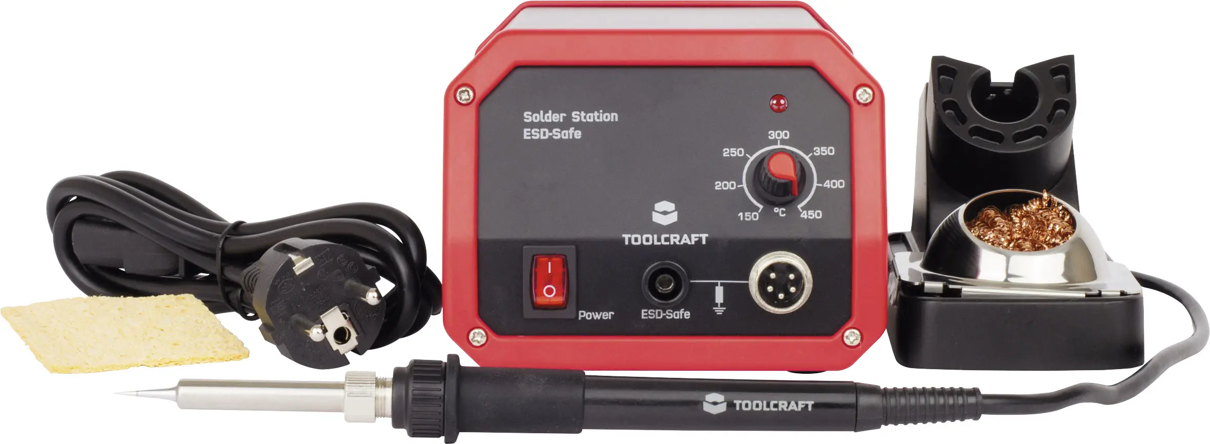 TOOLCRAFT ST-50A 1561691 паяльная станция 50 Вт 150 - 450 °C с паяльным наконечником