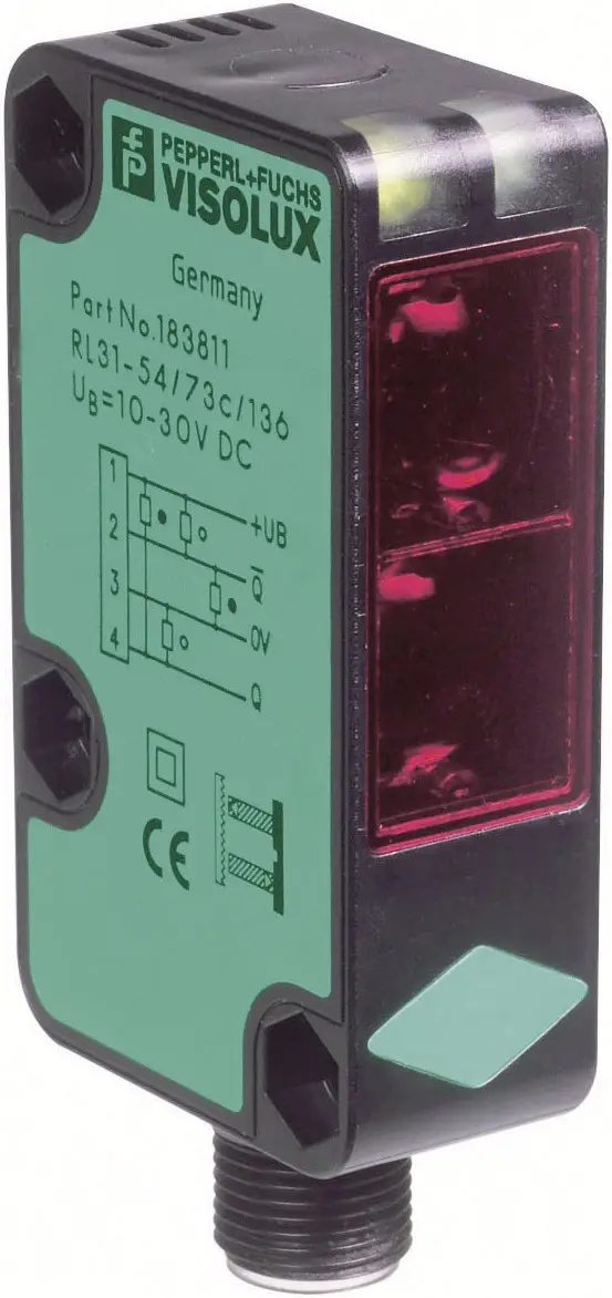 Фотоэлемент Pepperl+Fuchs RL31-54/73C/136, 10 - 30 В/DC, 1 шт.