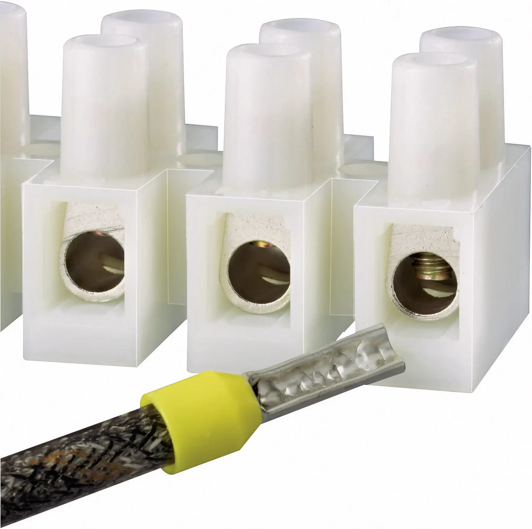 Гвинтовий роз'єм TRU COMPONENTS 523690 0,75-2,5 мм² 0,75-2,5 мм², Кількість контактів: 12, 10 шт., білий