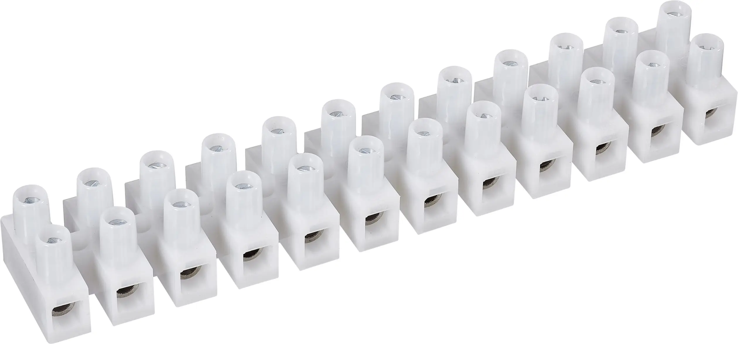TRU COMPONENTS Гвинтовий роз'єм гнучкий: 0,75-2,5 мм² фіксований: 0,75-2,5 мм² Кількість контактів: 12 білих 10 шт.