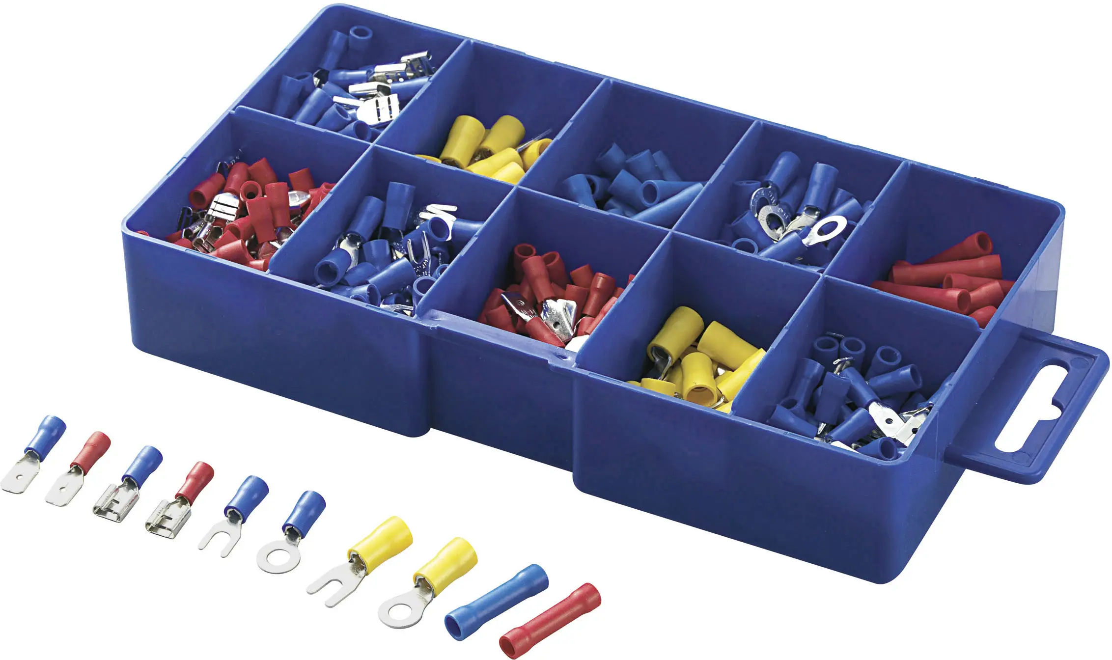 TRU COMPONENTS 732038-450 Комплект обжимных соединителей, 0,50 мм² - 2,50 мм², 450 шт.