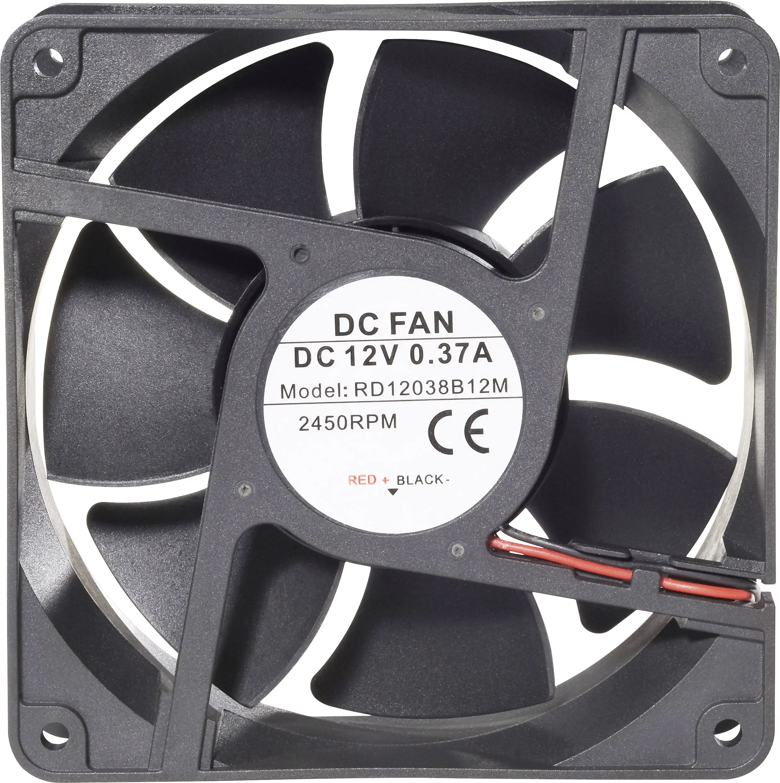 Осьовий вентилятор TRU COMPONENTS RD12038B12L1, 12 В/DC, 111 м³/год, (Д x Ш x В) 120 x 120 x 38 мм