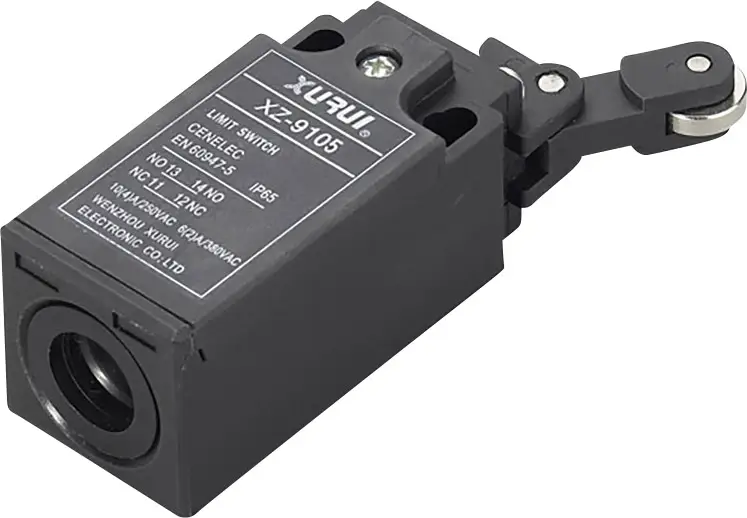 Кінцевий вимикач TRU COMPONENTS XZ-9/105 250 В/AC 10 А роликовий важіль з коротким замиканням IP65 1 шт.