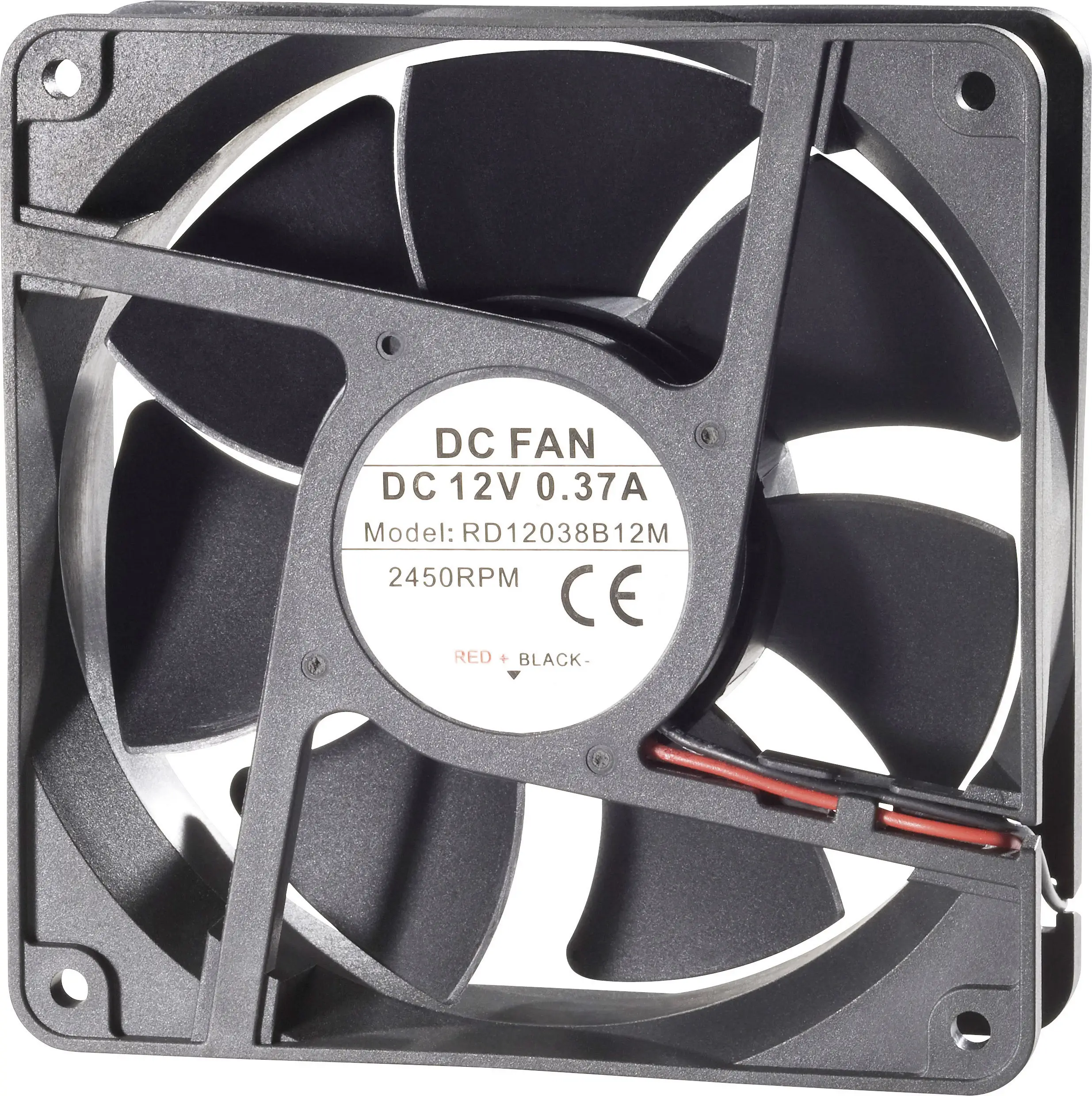 Осьовий вентилятор TRU COMPONENTS RD12038B12H, 12 В/DC, 193 м³/год, (Д x Ш x В) 120 x 120 x 38 мм