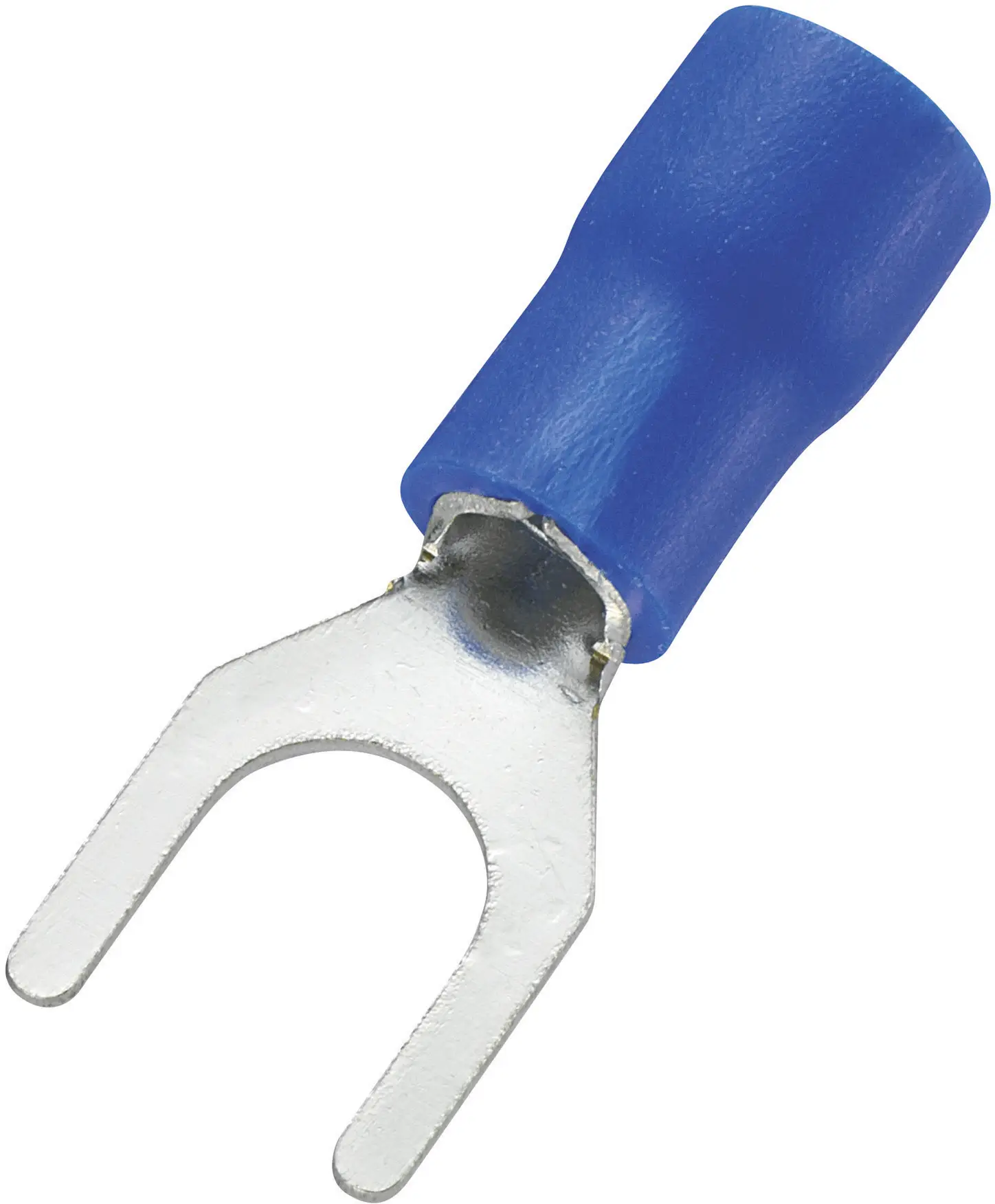 TRU COMPONENTS 745325 Плоский разъем 1,50 мм² 2,50 мм² Диаметр отверстия = 5,3 мм с частичной изоляцией синий 100 шт.