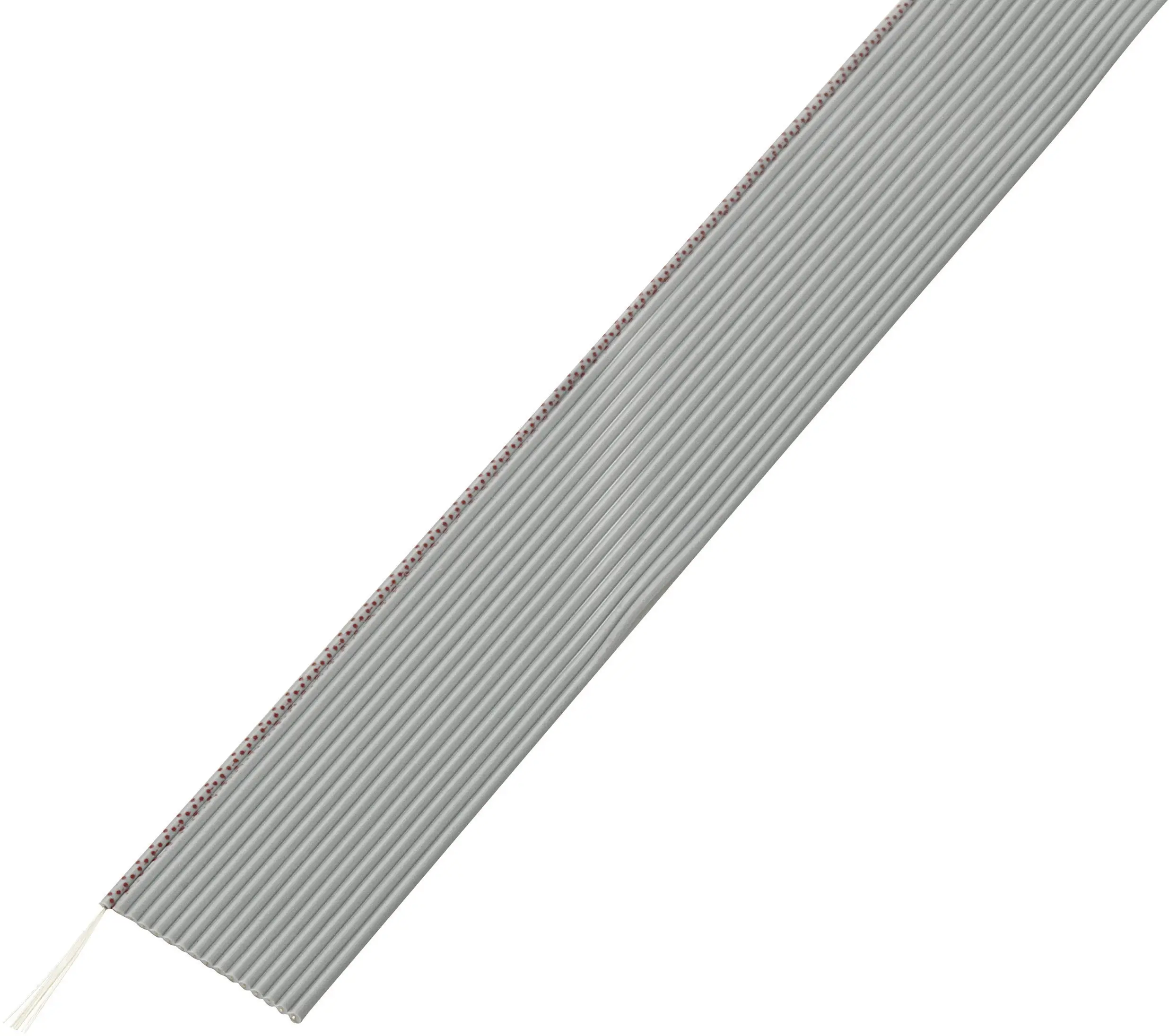 TRU COMPONENTS 1567185 Плоский ленточный кабель Размеры сетки: 1,27 мм 10 x 0,035 мм² серый 30,5 м