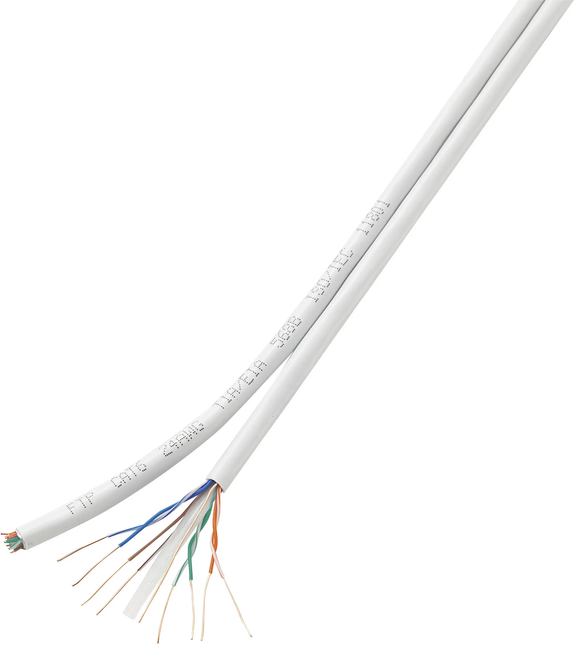 Сетевой кабель TRU COMPONENTS CAT 6 U/UTP 8 x 2 x 0,196 мм² Белый 100 м