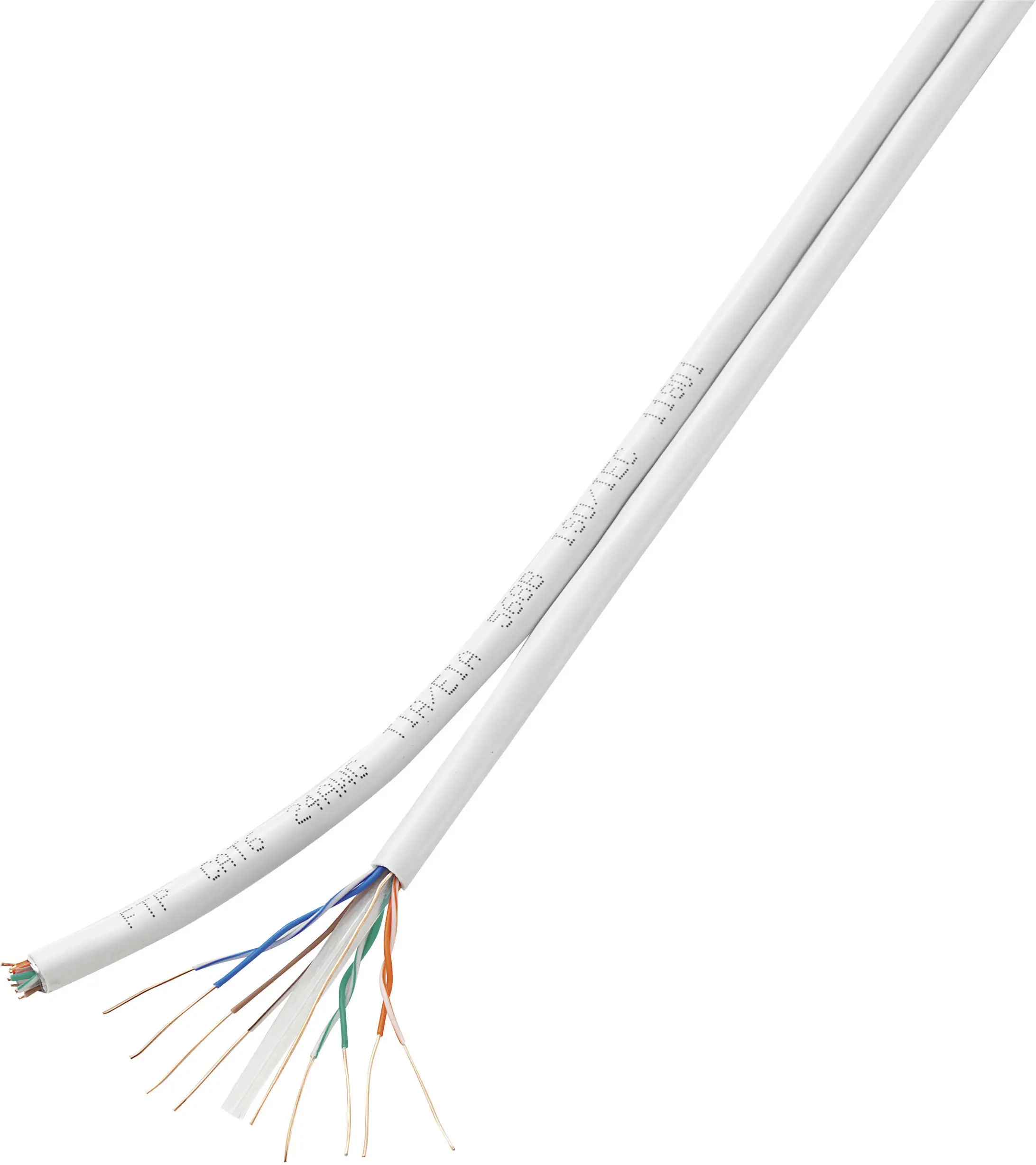 Сетевой кабель TRU COMPONENTS Duplex CAT 6 F/UTP 8 x 2 x 0,196 мм², белый, 100 м