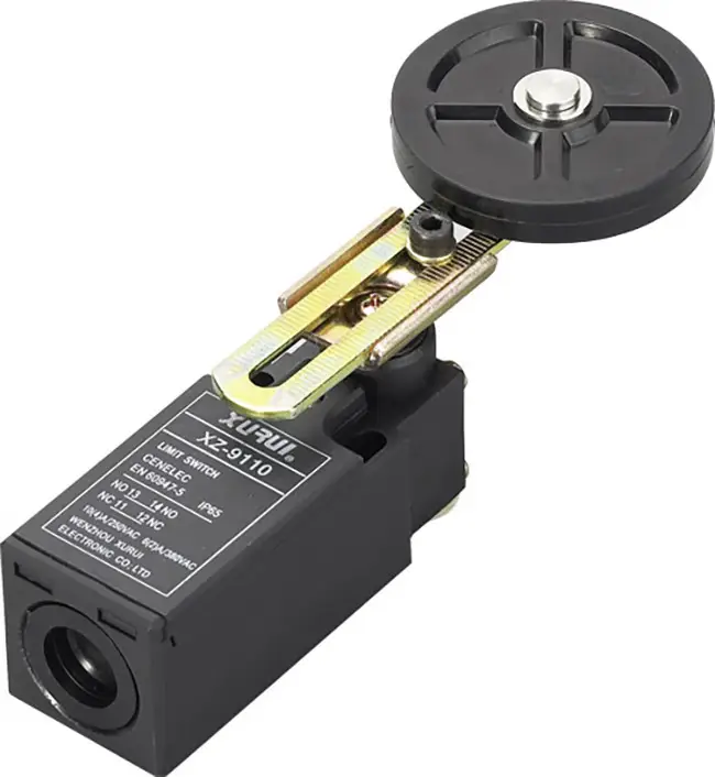 TRU COMPONENTS XZ-9/110 Концевой выключатель 250 В/перем. ток 10 А роликовый выключатель мгновенного действия IP65 1 шт.