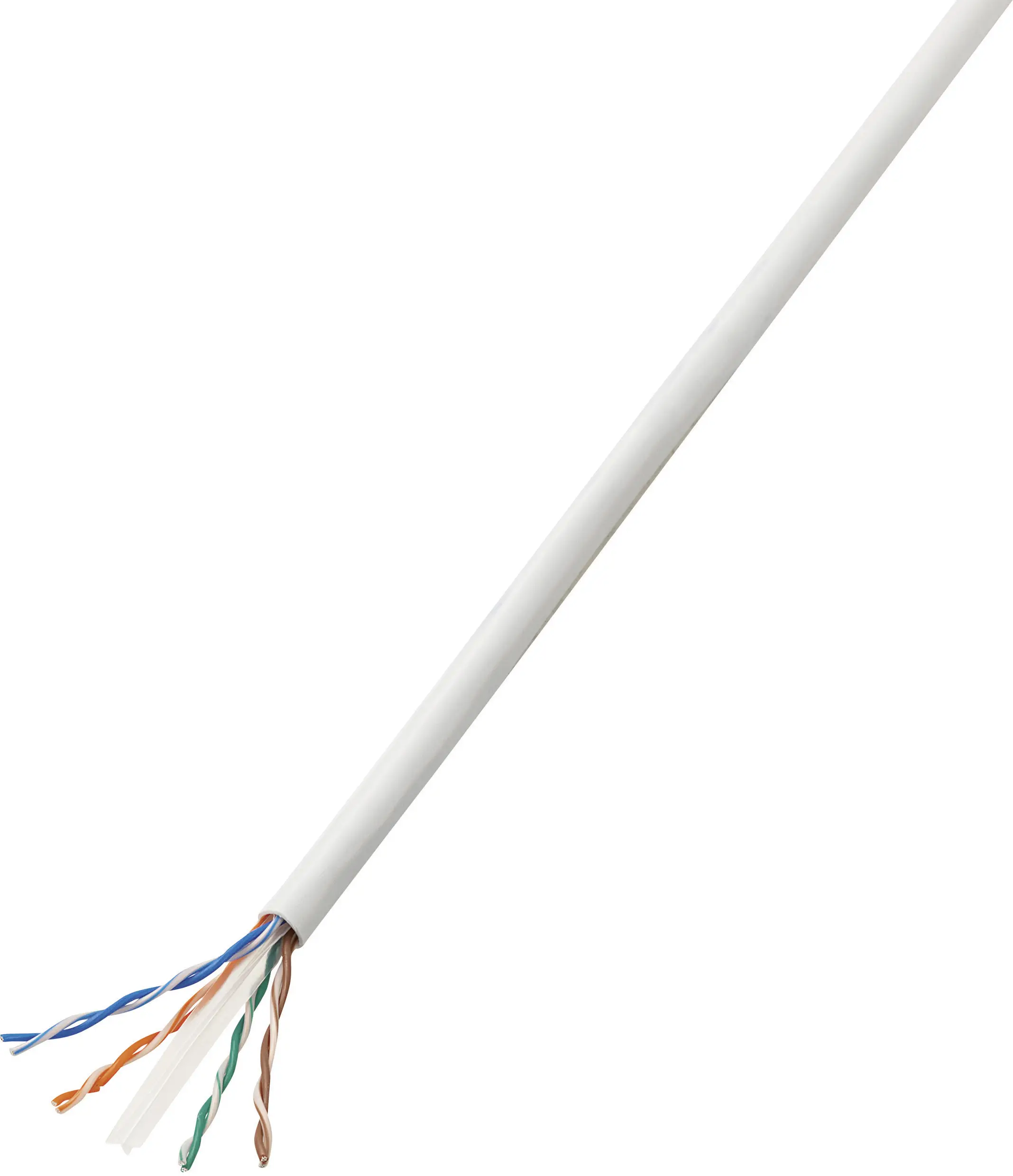 Сетевой кабель TRU COMPONENTS CAT 6 U/UTP 4 x 2 x 0,27 мм² Белый 25 м