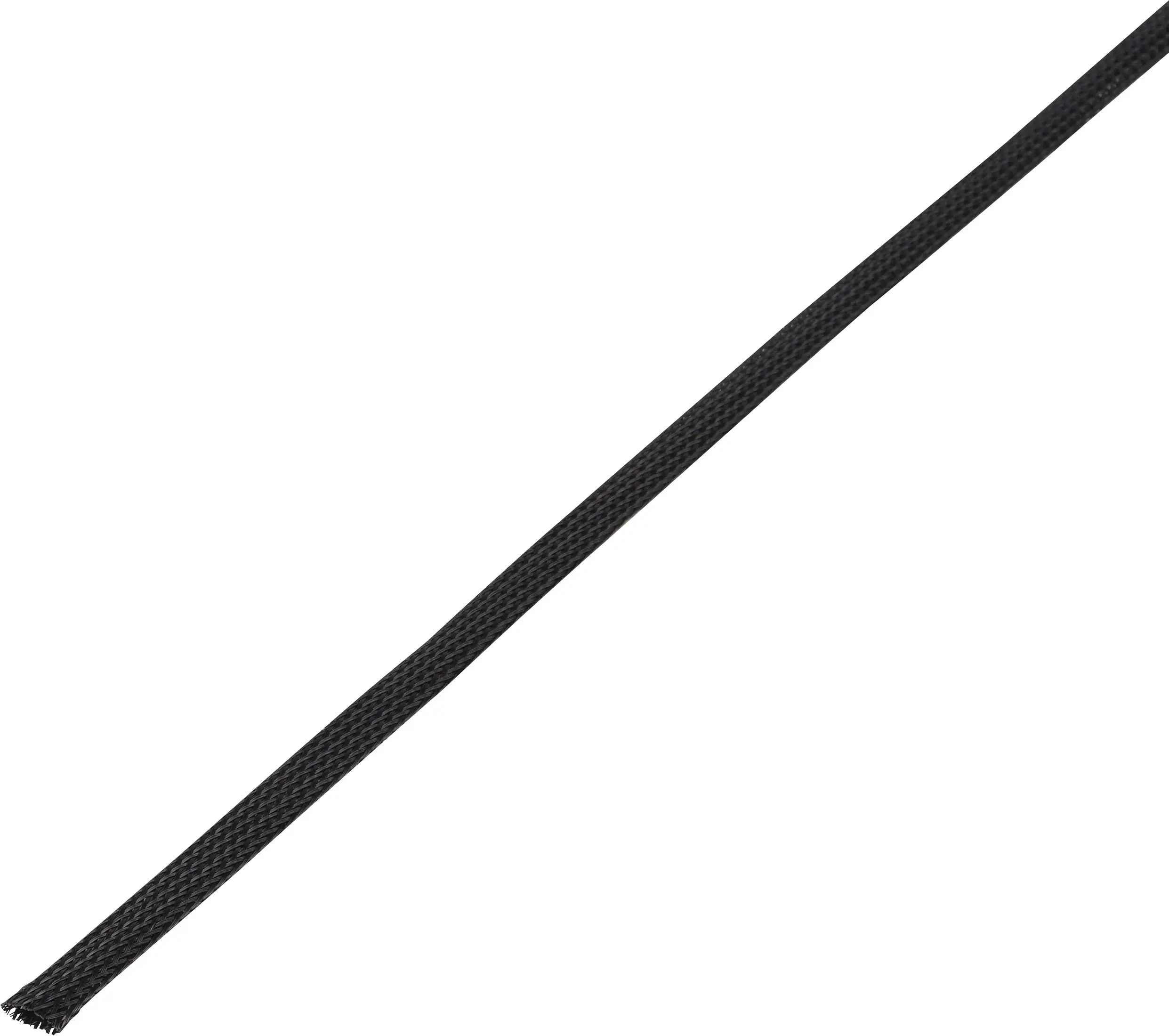 TRU COMPONENTS 1572554 CBBOX0510-BK Чорний армований PET шланг 5-10 мм 10 м