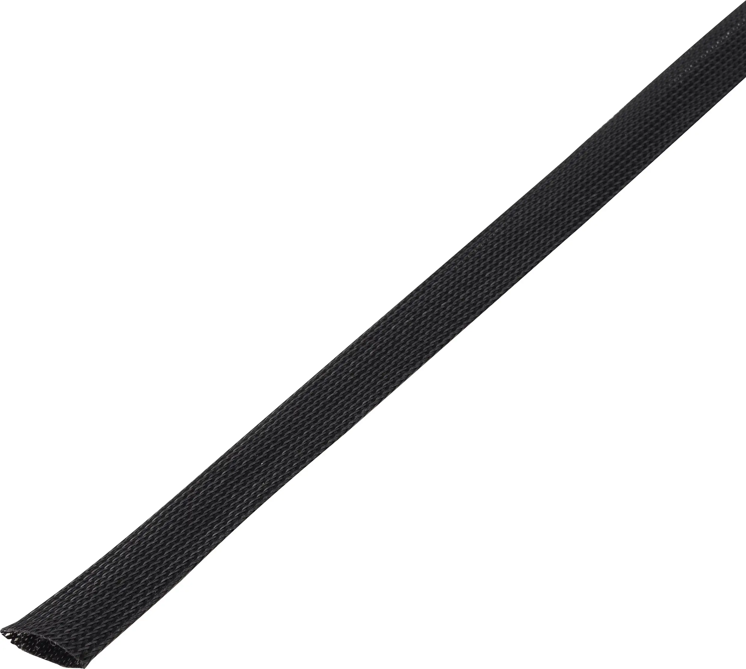TRU COMPONENTS 1572559 CBBOX2028-BK Армированный шланг из черного ПЭТ, диаметр 20-28 мм, длина 5 м