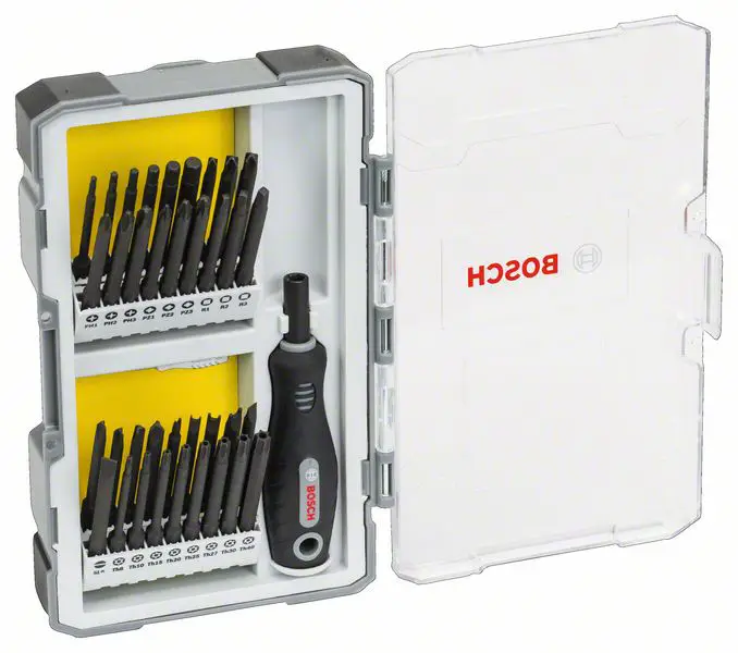Набор насадок Bosch 2607017320 2607017320 1 шт. плоская, крестообразная, Pozidriv, шестигранная BO, Tri-Wing, натяжитель, внутренн