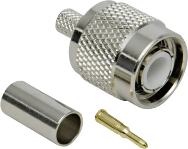 Разъем TNC TRU COMPONENTS 1579265, прямой штекер, 50 Ом, 1 шт.