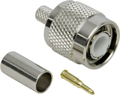 Разъем TNC TRU COMPONENTS 1579406, прямой штекер, 50 Ом, 1 шт.
