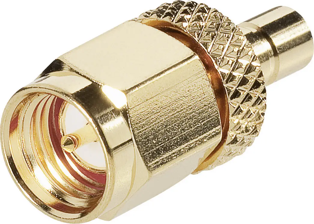 Перехідник TRU COMPONENTS 1579528 SMB, роз'єм SMB (мама) - роз'єм SMA (тато), 1 шт.