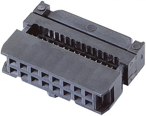 TRU COMPONENTS 1580918 Разъем «папа» Размеры сетки: 1,27 мм Количество контактов: 26 Количество рядов: 2 1 шт.