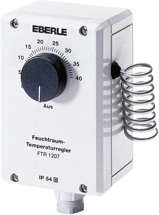 Термостат для влажных помещений Eberle FTR 1207 87215 1207 100, настенный, 1 шт.