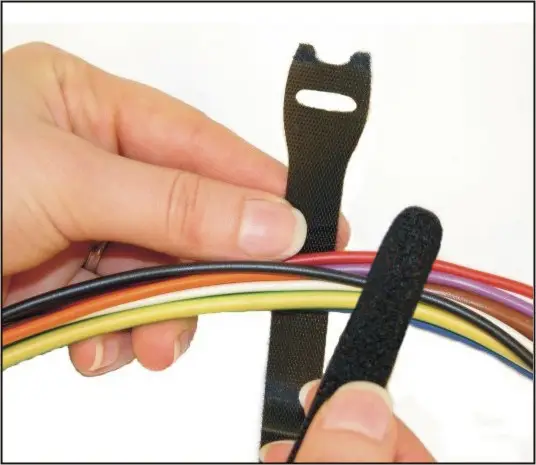 TRU COMPONENTS Хомуты с липучкой 804-06-Пакет 1586401, (Д x Ш) 250 мм x 13 мм, 10 шт.