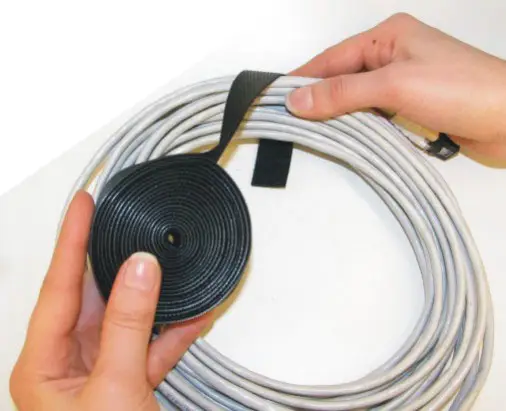 TRU COMPONENTS 697-330-Bag Velcro Tape 1586413, (Д x Ш) 5000 мм x 20 мм, 5 м