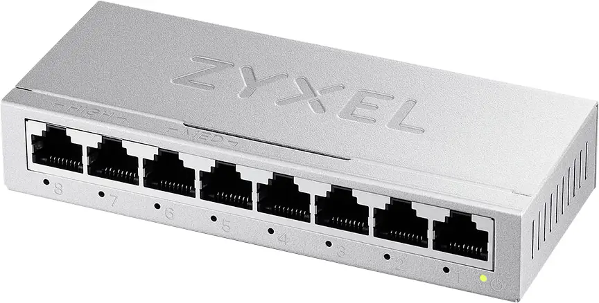 ZyXEL ZY-GS108BV5 GS-108B v5 Мережевий комутатор з 8 портами, 8 портів, 2000 Мбіт/с