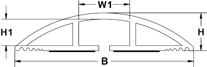 TRU COMPONENTS TC-SRD75BN203 1592929 кабельный мост, каналы: 1, 1830 мм, 1 шт.