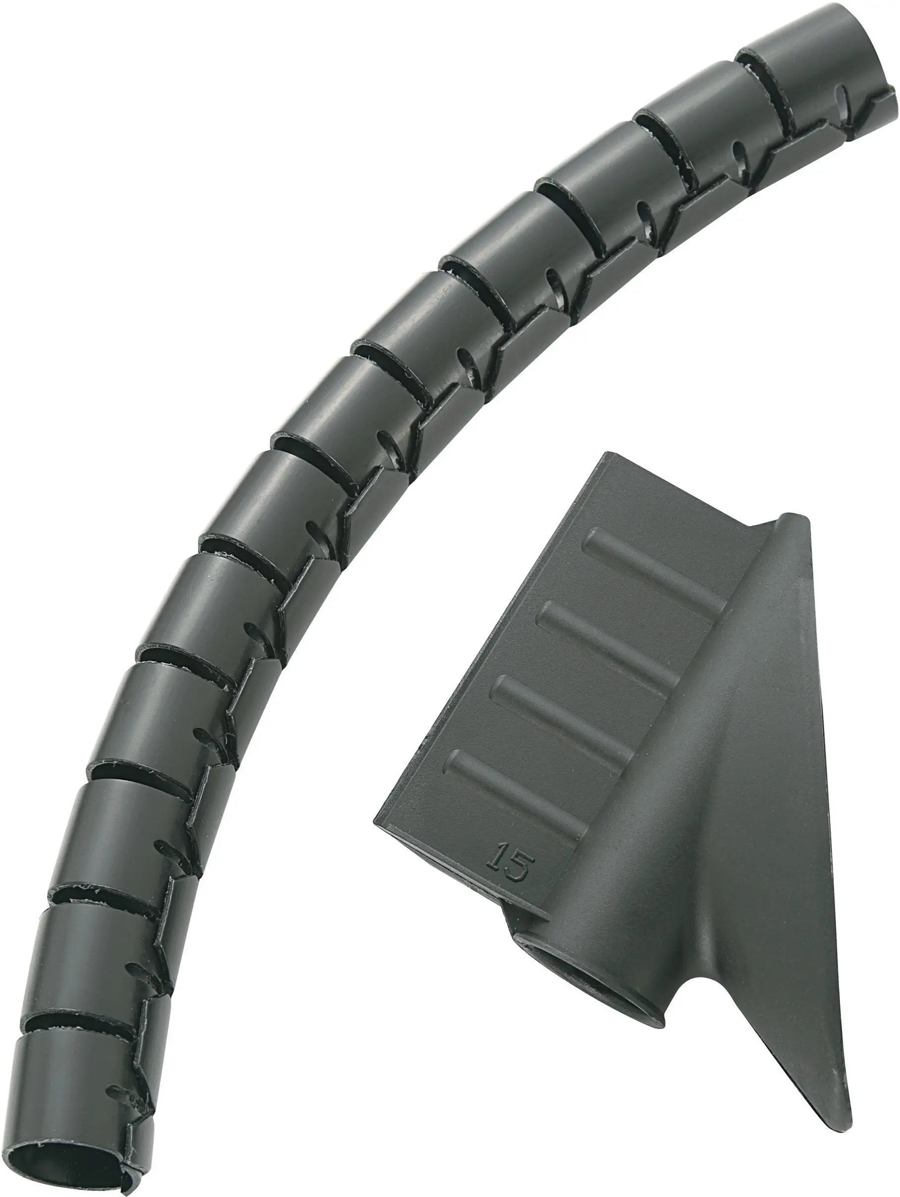 Спиральный шланг TRU COMPONENTS TC-MX-KLT20BK203, 20 мм (макс.), черный, 5 м