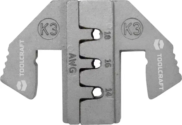 Вставка для обжимного инструмента TOOLCRAFT PLE-0K3 1595623, 14–18 AWG