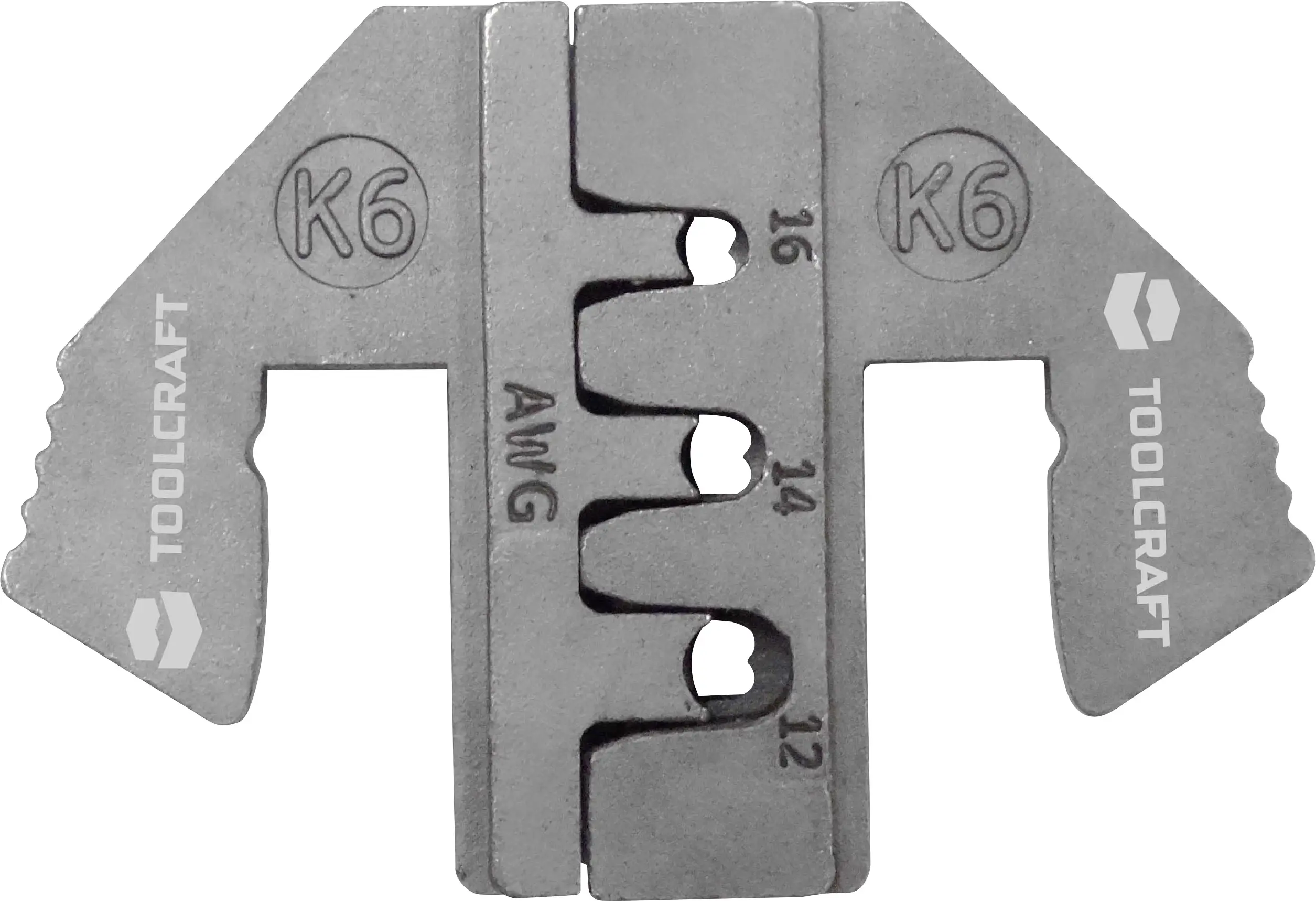 Вставка для обтискних кліпс TOOLCRAFT PLE-0K6 1595626, AWG 12-16