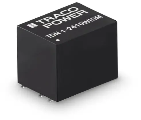 DC/DC преобразователь TracoPower TDN 1-1210WISM для печатной платы, 12 В/постоянный ток +3,3 В/постоянный ток, 300 мА, 1 Вт. Колич