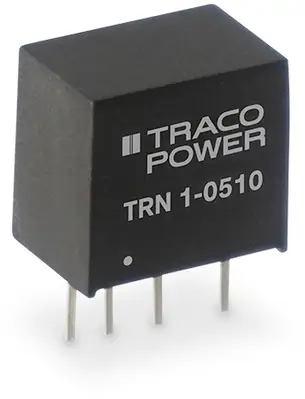 Перетворювач постійного струму TracoPower TRN 1-4811, для друкованої плати TRN 1-4811, SIL, 1 Вт, +5 В/DC, 200 мА, 1 шт.
