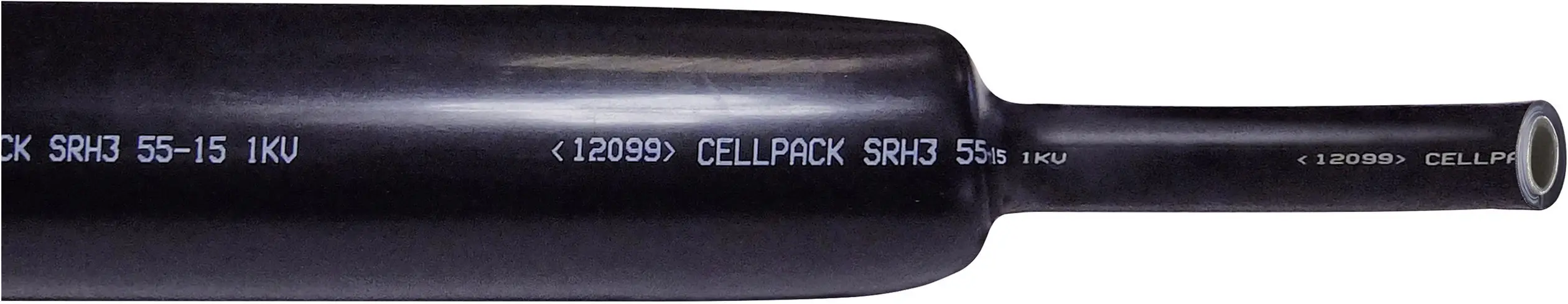 Термоусадочная трубка CellPack 127423 с клеем SRH240-12, соотношение 3:1, от 40 мм до 12 мм, 1 шт.