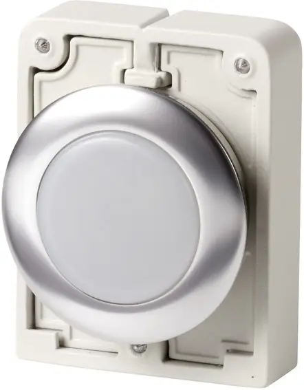 Индикаторная лампа Eaton M30C-FL-W, плоская, белая, 1 шт.